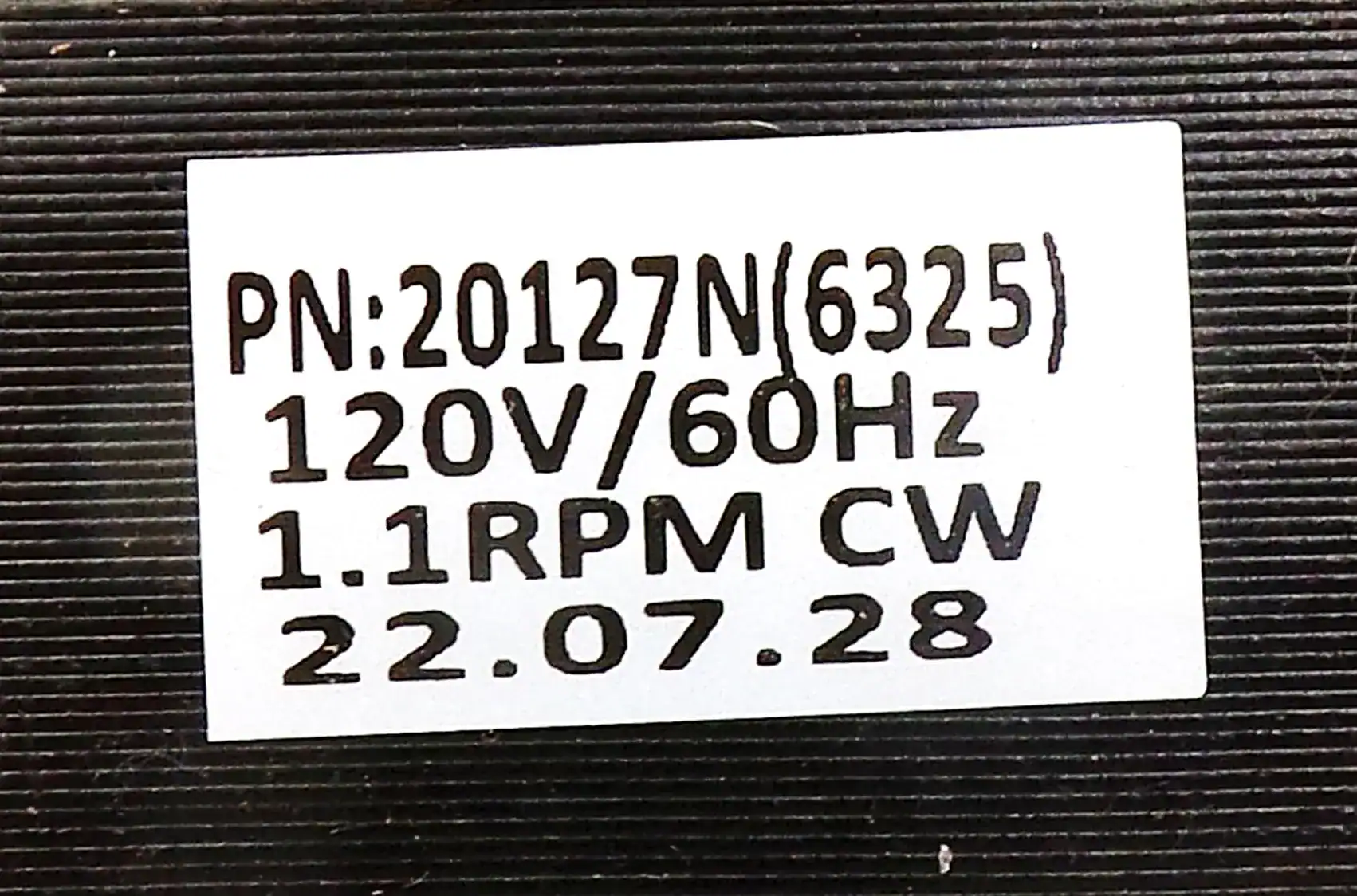 NBK-20127N AUGER MOTOR - Image 3