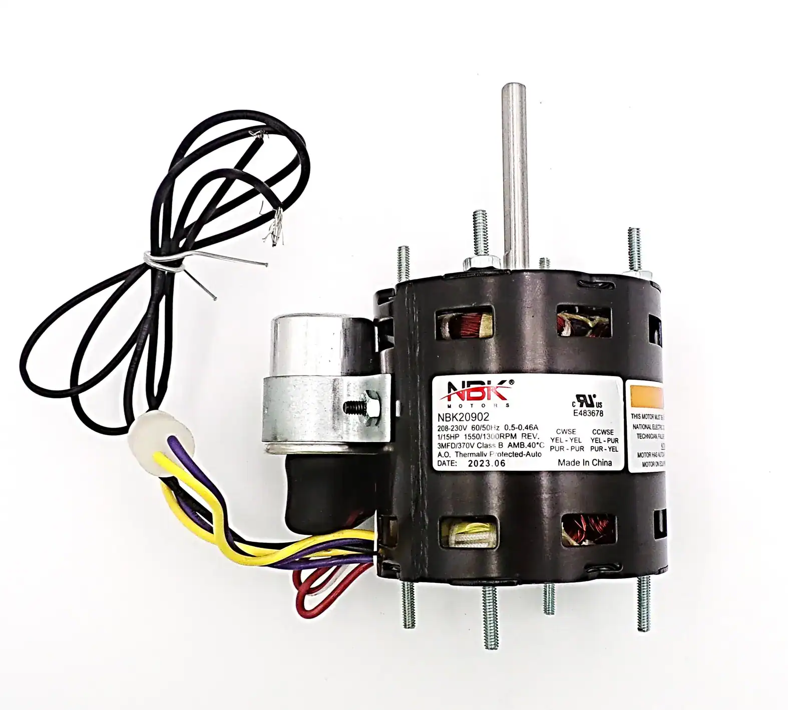 NBK-20902 FAN MOTOR 208/230V 50/60HZ