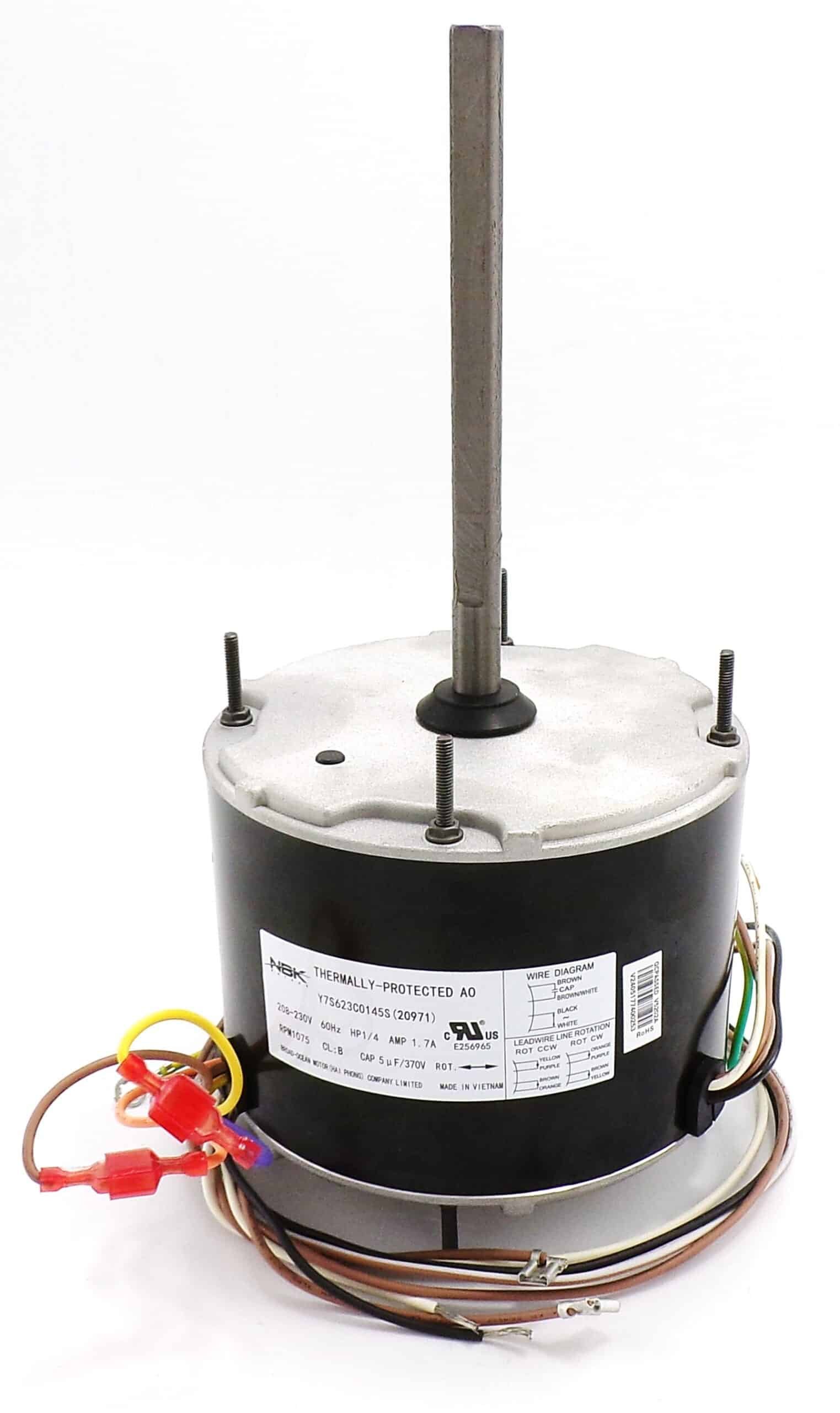 NBK-20971 CONDENSOR MOTOR 1/4 HP, 208/230V 1075 RPM