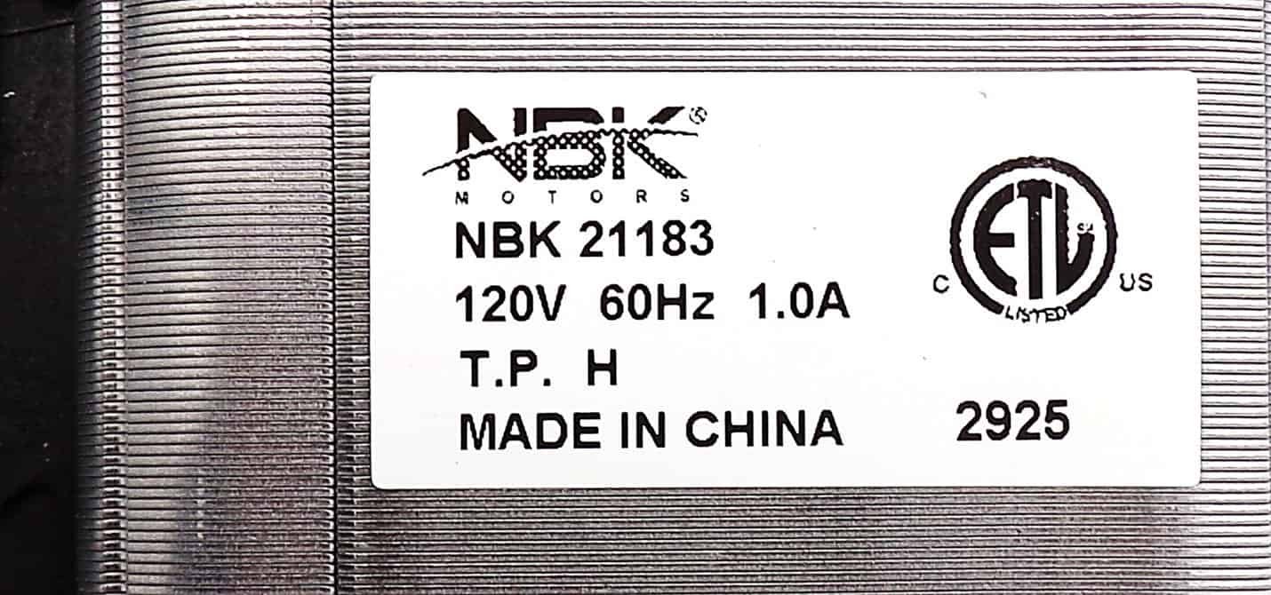 NBK-21183 CONVECTION BLOWER MOTOR 300MM X 60MM RH - Image 4
