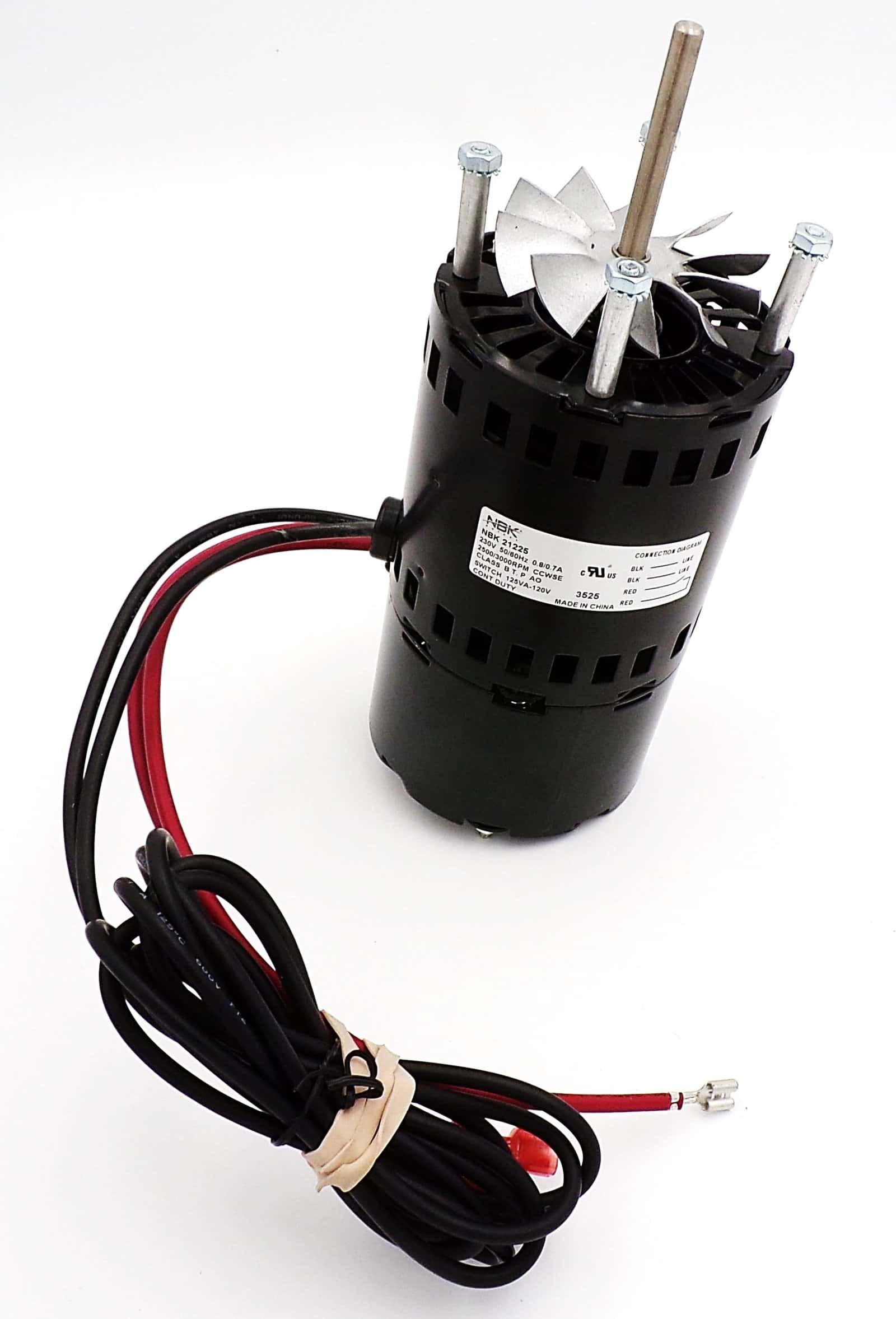 NBK-21225 BLOWER MOTOR 208-230V 1/40 HP, 3200 RPM