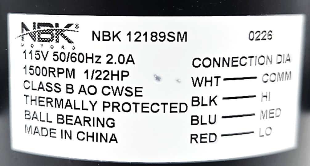 NBK-12189SM MOUNTING INSERT ONLY 115V - Image 2