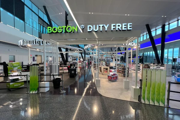 Boston Duty Free inside Logan International Airport in Boston, MA