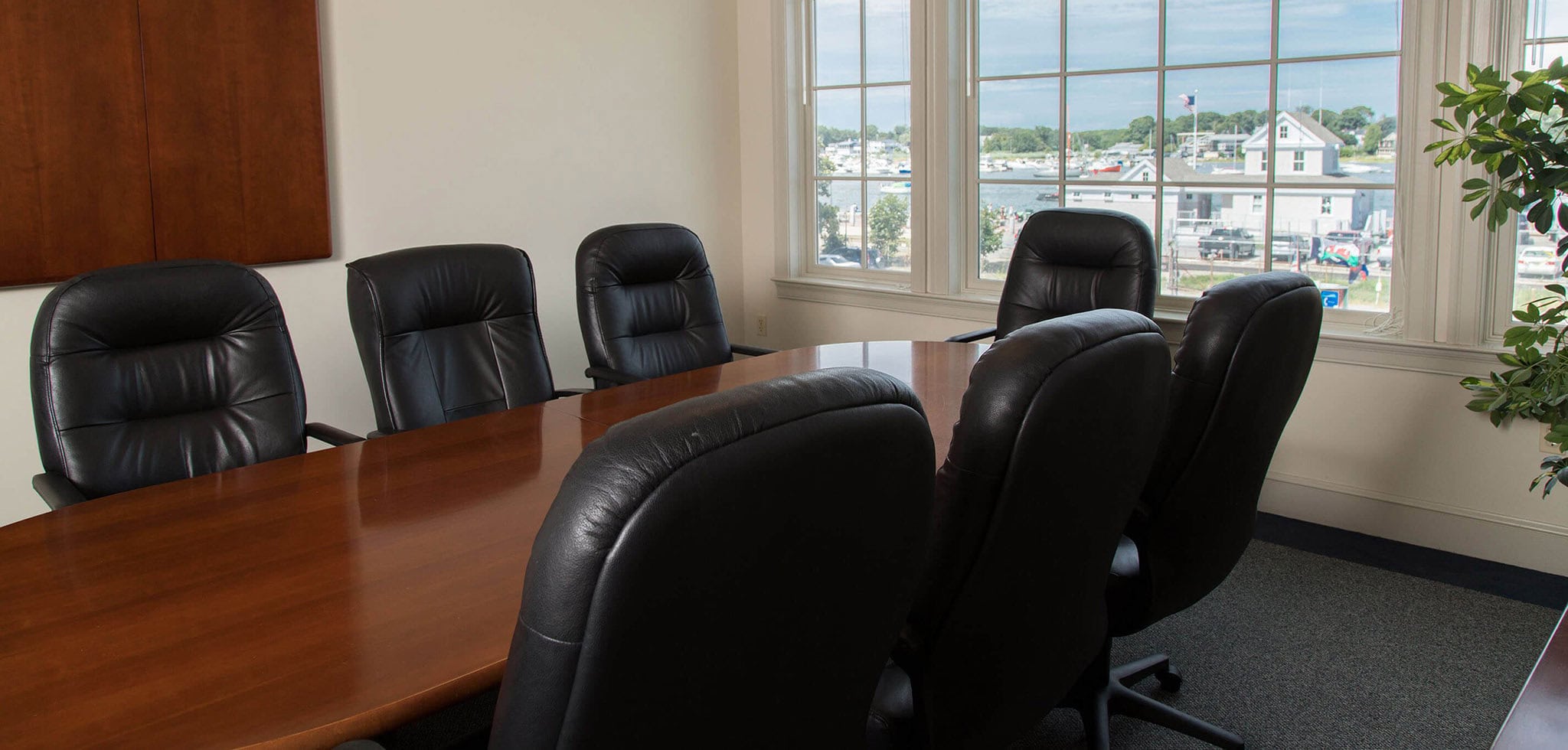 Conference room inside building at Newburyport, MA