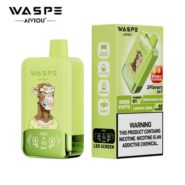 WASPE AIVIOU 40000 Watermelon Ice/Lemon Lime