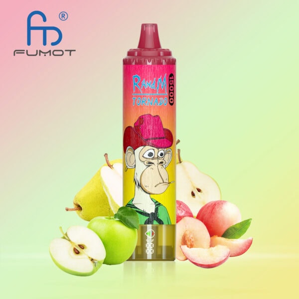 Fumot Tornado 15000 Apple Peach Pear
