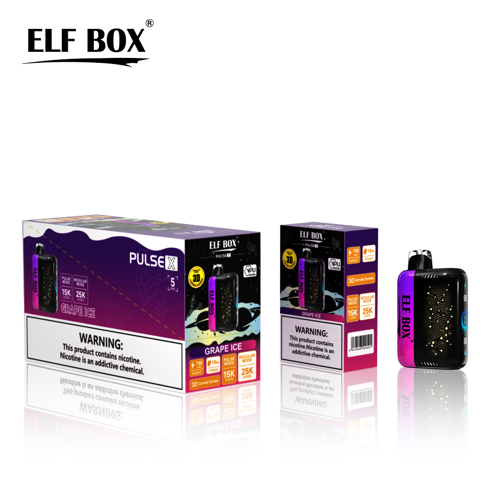 ELF BOX PULSE X 25000 Grape Ice – Bild 3