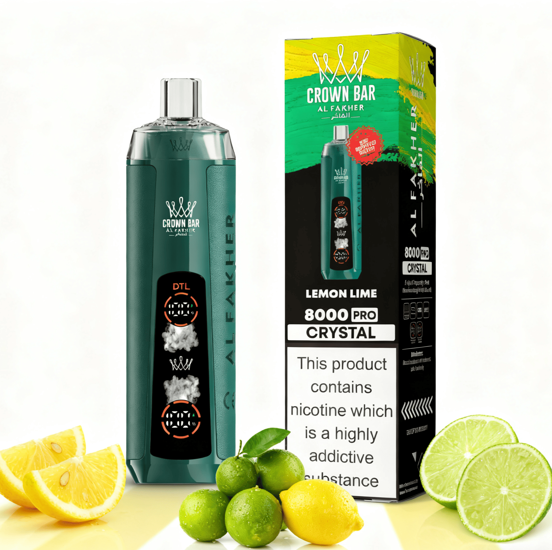 AL Fakher 8000 Crystal Lemon Lime