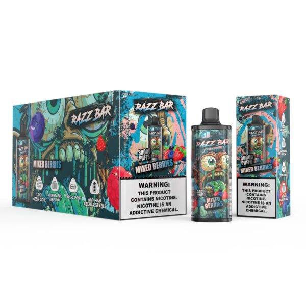 Razz Bar 30000 Mixed Berries
