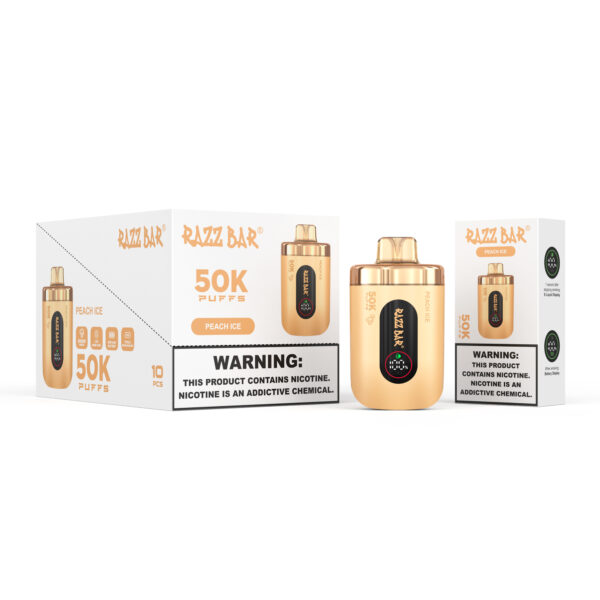 Razz Bar 50000 Peach Ice