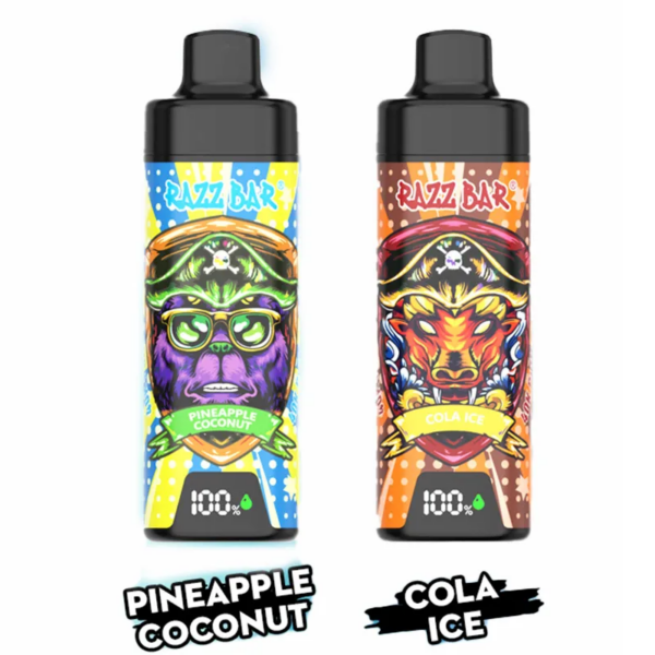 Razz Bar 40000 with screen Pineapple Coconut