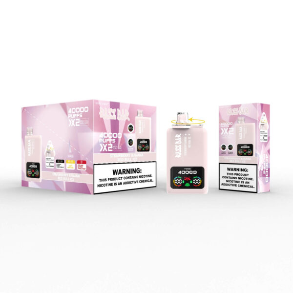 Razz Bar 40000 Strawberry Banana/Red Bull Ice