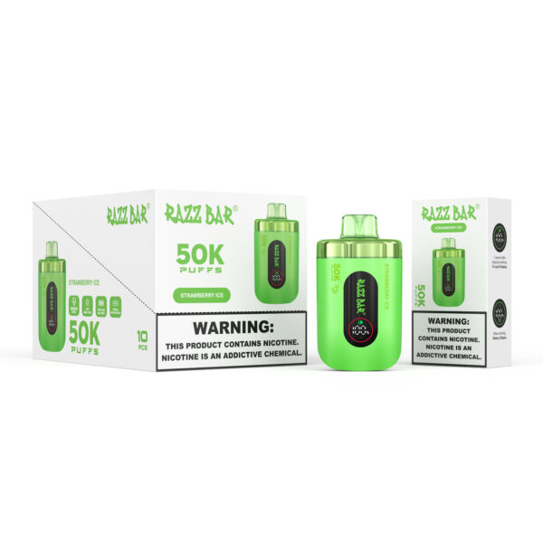 Razz Bar 50000 Strawberry Ice