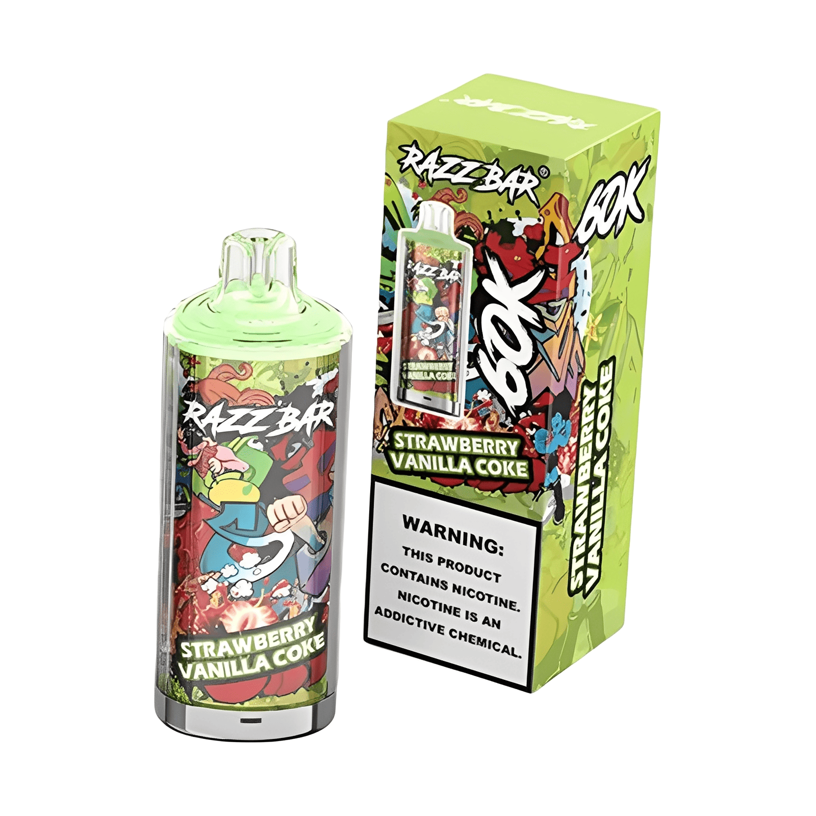 Razz Bar 60000 Strawberry Vanilla Coke