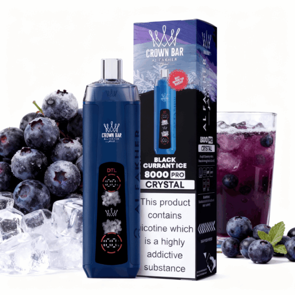 AL Fakher 8000 Crystal Blackcurrant Ice