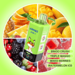 Airmez FOX 8 IN 1 160K Mango Ice/Fizzy Cherry Cola/Strawberry Raspberry/Mixed Berries
