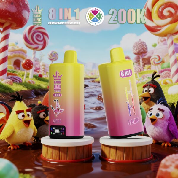 Bang King 200K Triple Berry/Tropical Fruit/Strawberry Banana/Pink Lemonade