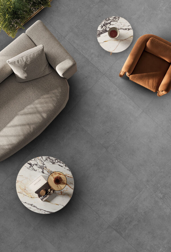 Alternative view of CEMENTO DARK GRAY 60x60
