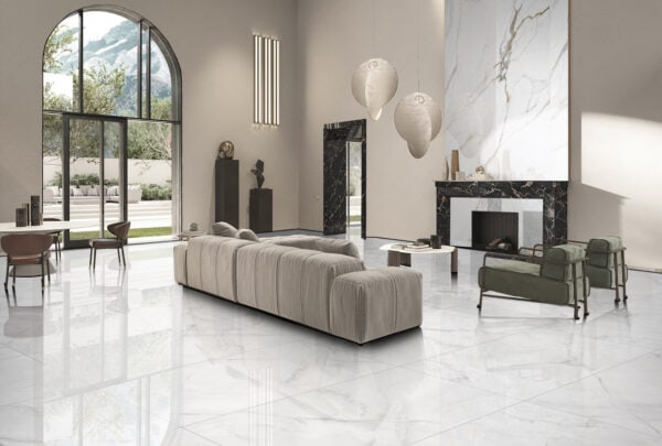 Alternative view of OAKLAND ONYX WHITE 60x120
