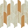 TISSUE BEIGE DECOR MOSAIC 27,2x29,8