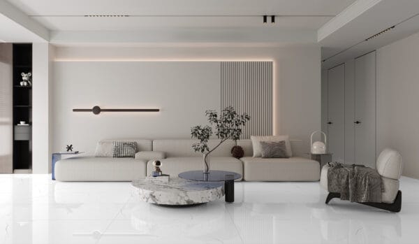 Alternative view of ELEGANCE LIGHT GREY 60x120