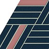 ELLE NAVY MOSAIC 17,1x14,8