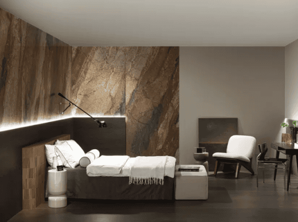 Alternative view of LOUNGE STONE BROWN 119,8x274,8