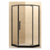 TUŠ KABINA IDEAL 9021 BLACK LINNI