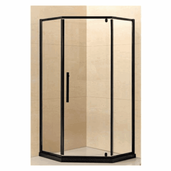 TUŠ KABINA IDEAL 9021 BLACK LINNI