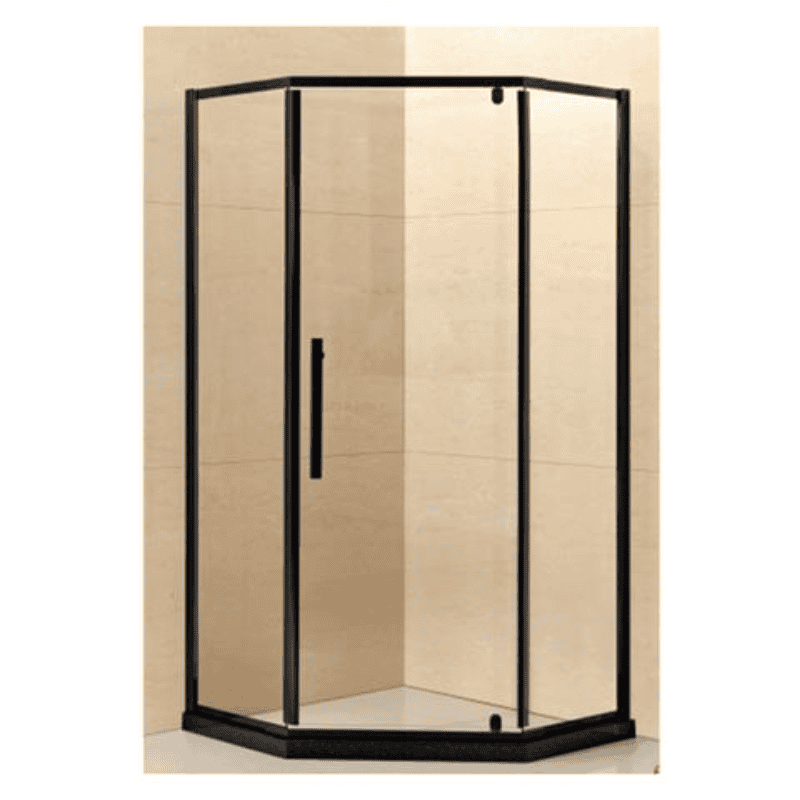 TUŠ KABINA IDEAL 9021 BLACK LINNI