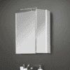 KUPAONSKI ORMARIC SHARP WHITE 55 GORNJI DIO S OGLEDALOM I LED LAMPOM S PREKIDACEM