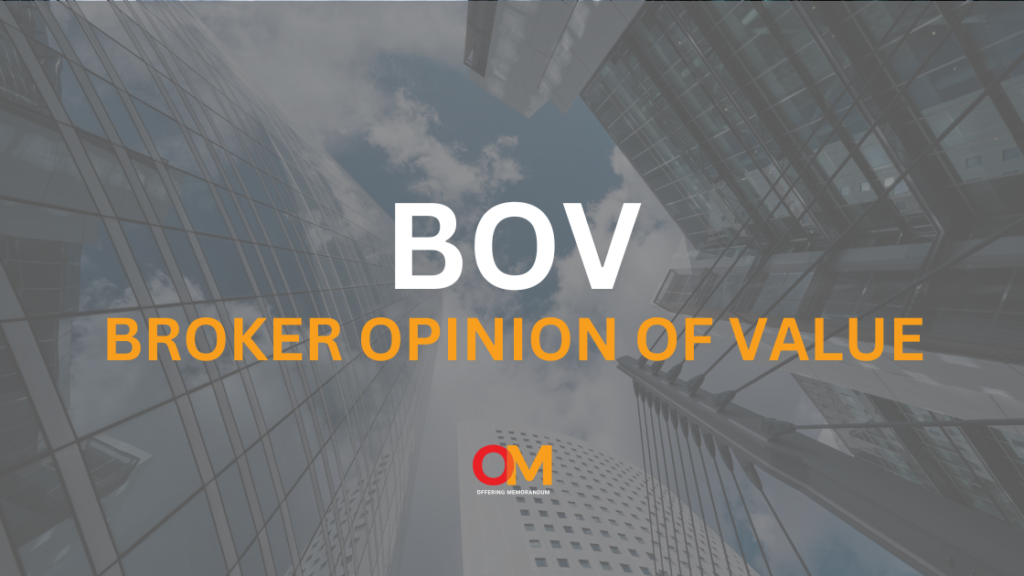 Why Does a Broker Opinion of Value (BOV) Matter So Much?
