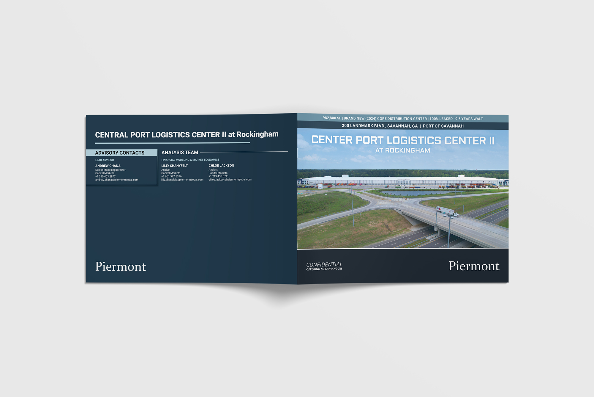 Offering memorandum for Center Port Logistics Center II at Rockingham.