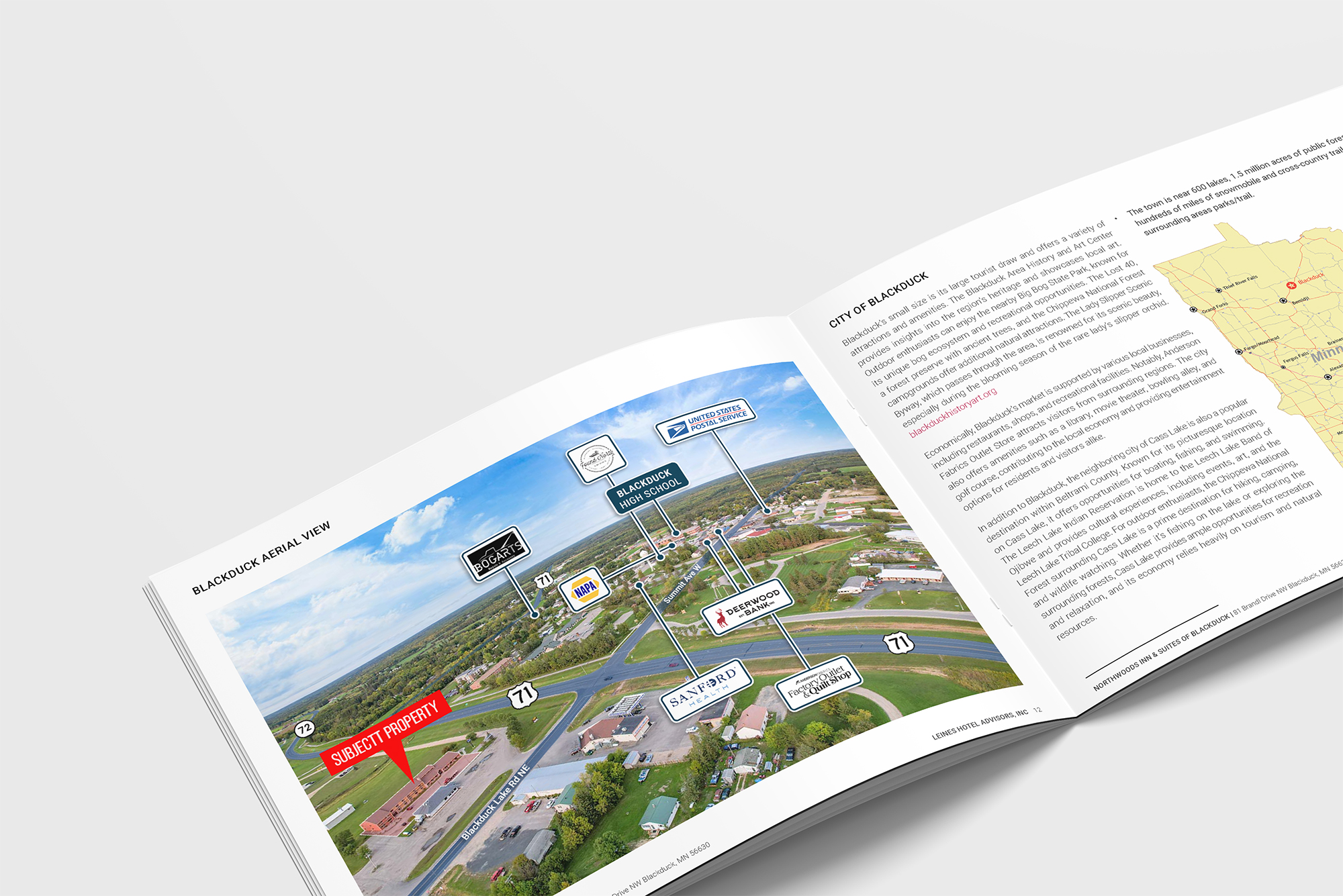 Detailed offering memorandum showcasing property investment opportunities.