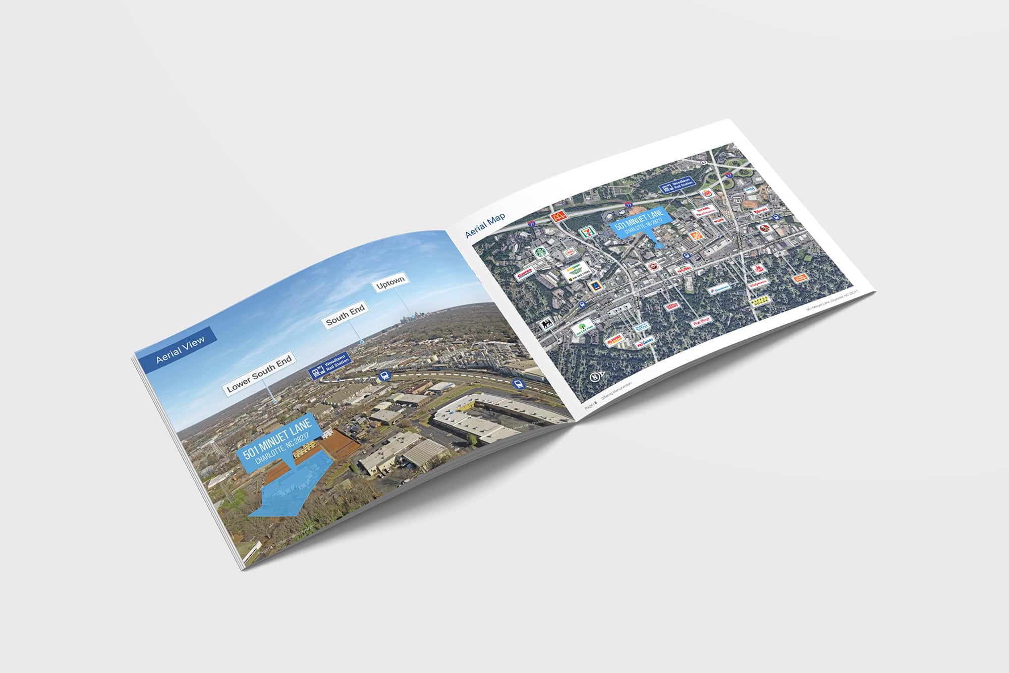 Offering Memorandum brochure with detailed property overview and location maps.