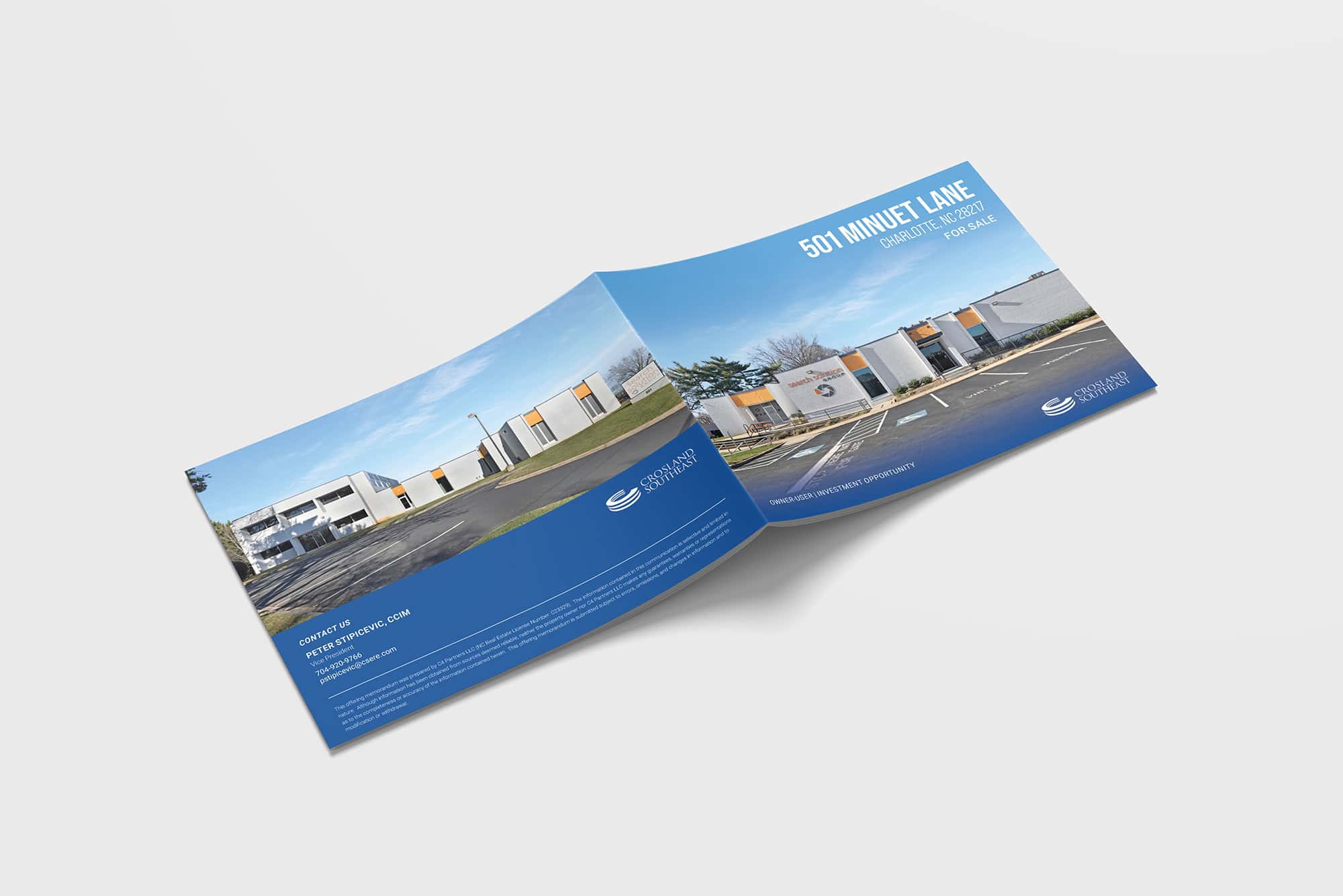 Offering Memorandum brochure showcasing commercial property details and investment opportunity.
