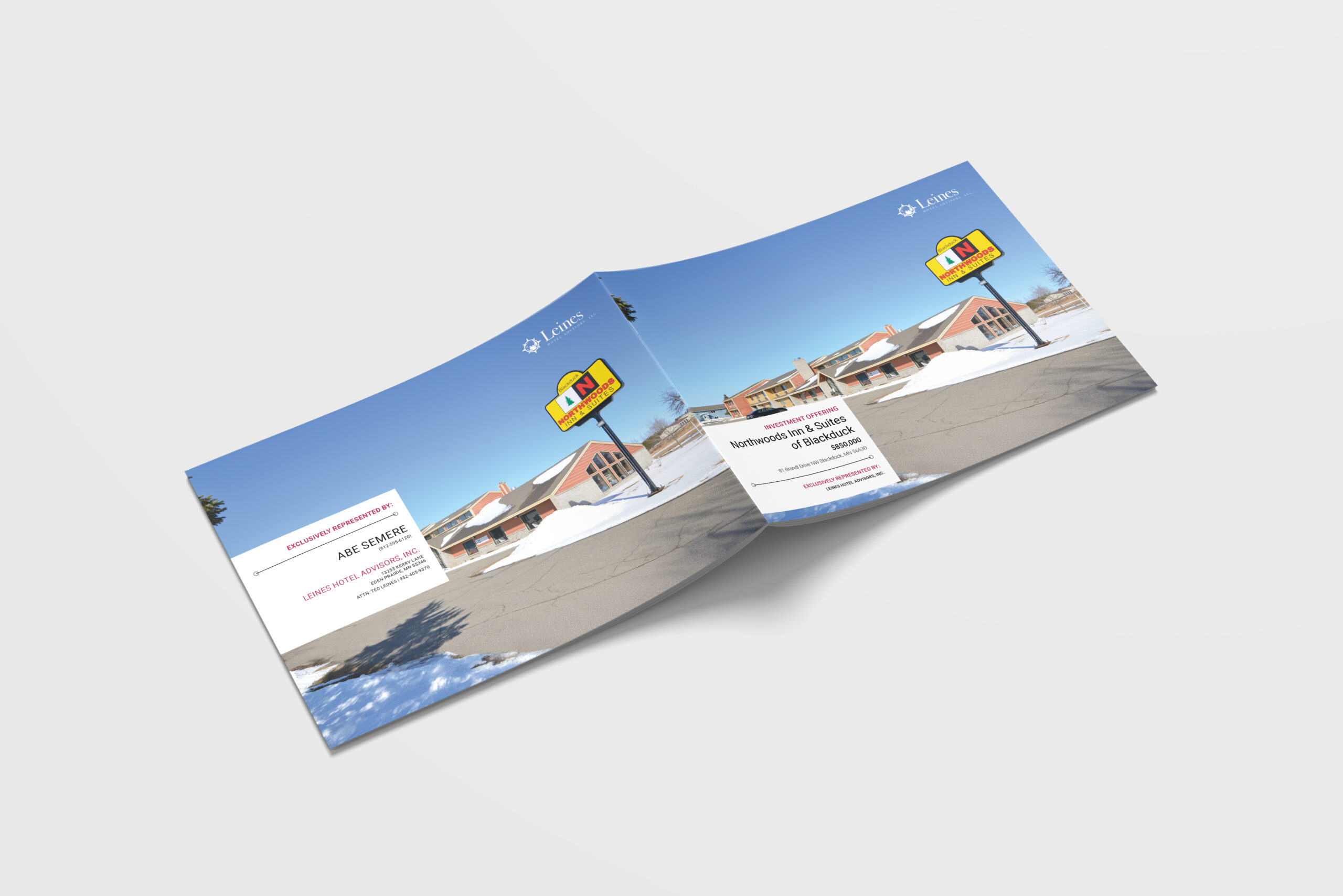 Real estate offering memorandum brochure with property details and investment info.