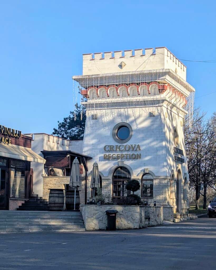 Cricova Winery Entrance - Moldovan Wineries
