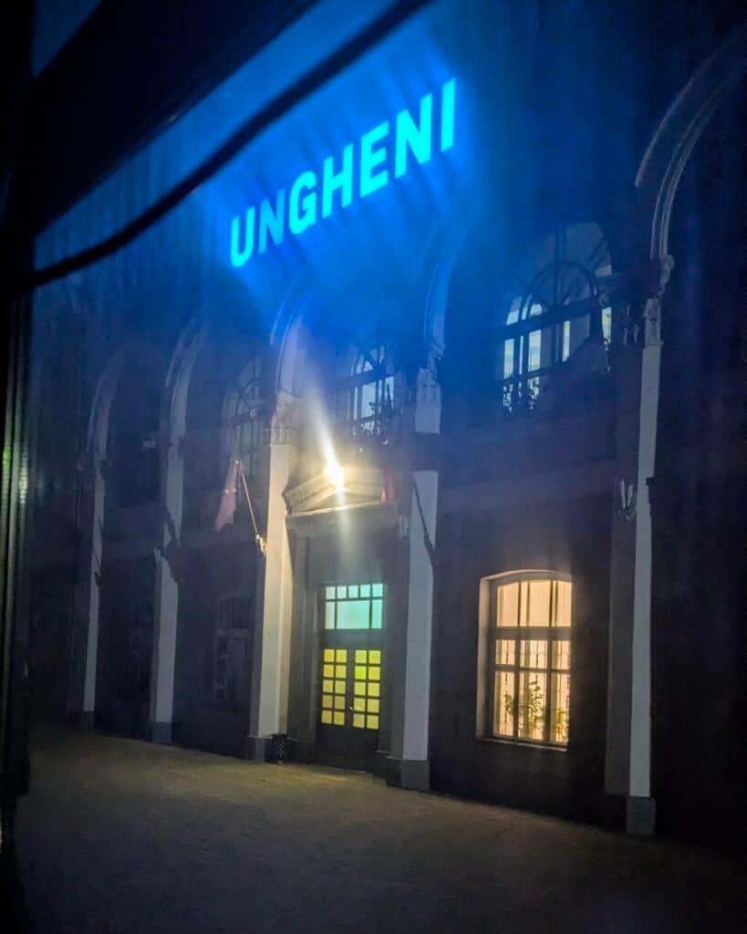 Ungehni Station at Night