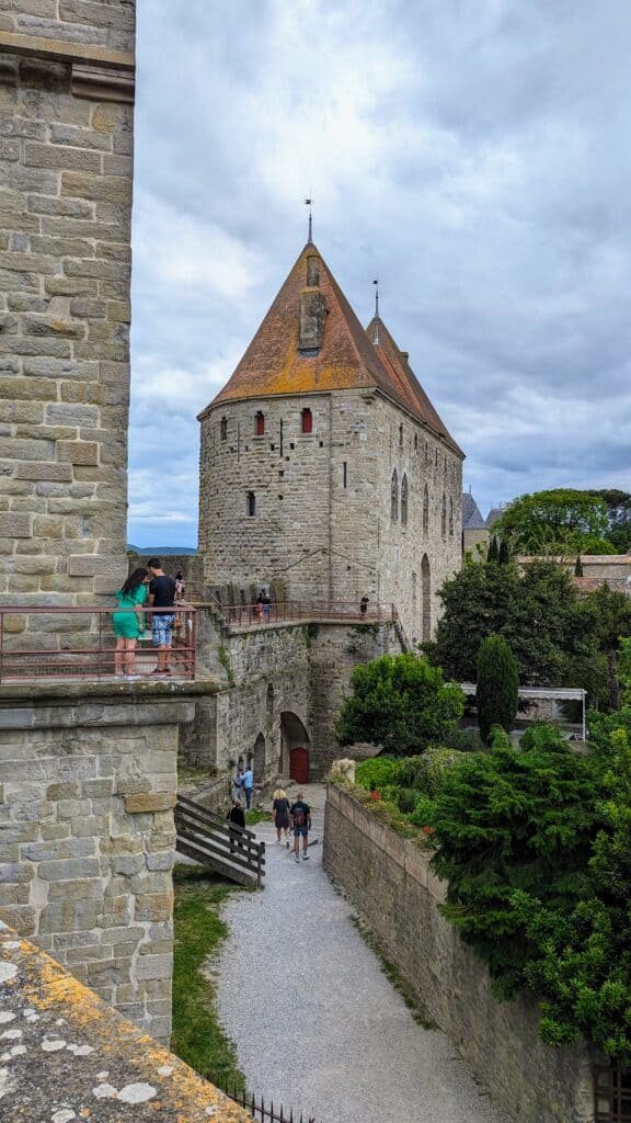 Walking on the Ramparts - Carcassonne Castle