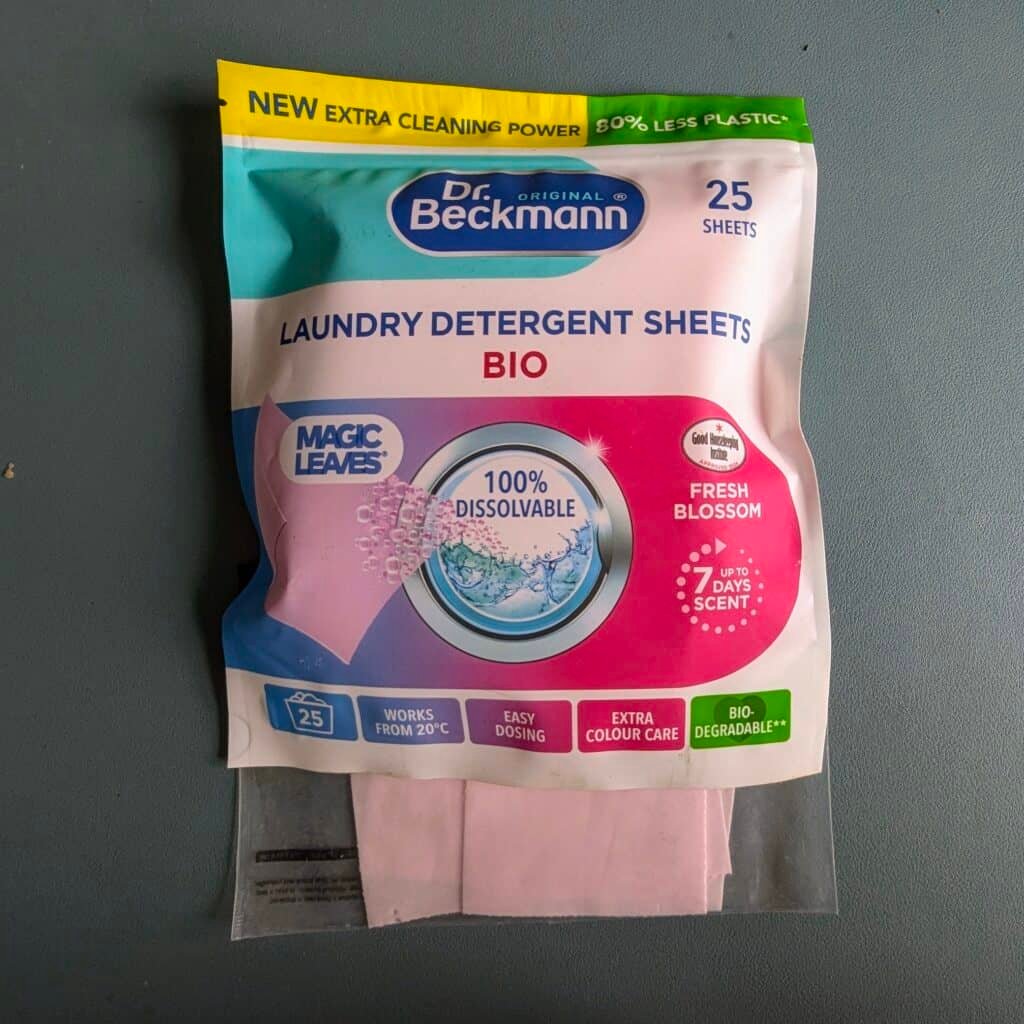 Dr Beckmann Laundry Sheets - ideal for travel