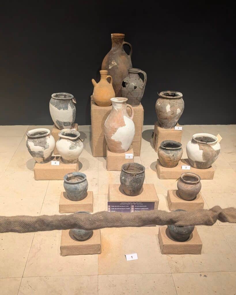 New Medieval Archaeology Museum old orhei moldova pots