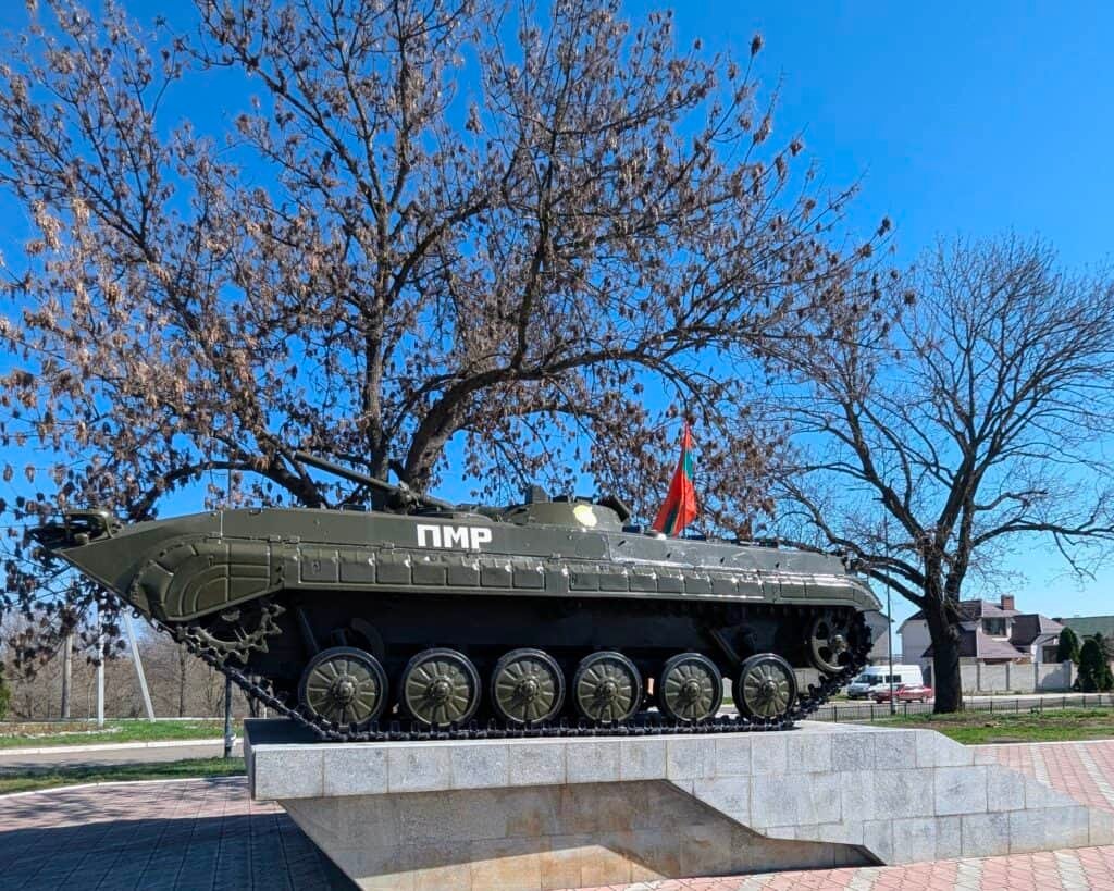 Tank Memorial 1992 War Bender Transnistria