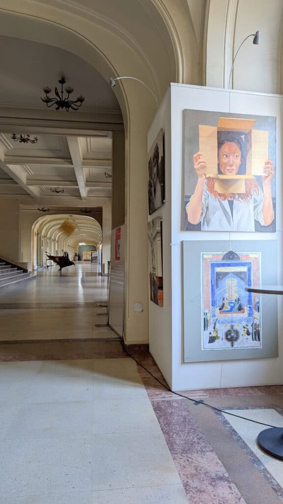iasi Alexandru Ioan Cuza University corridor