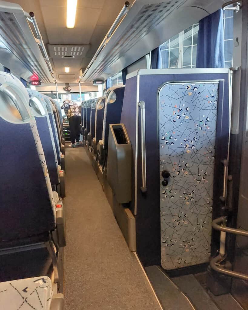 skopje to tetovo bus is a comfortable coach including a toilet