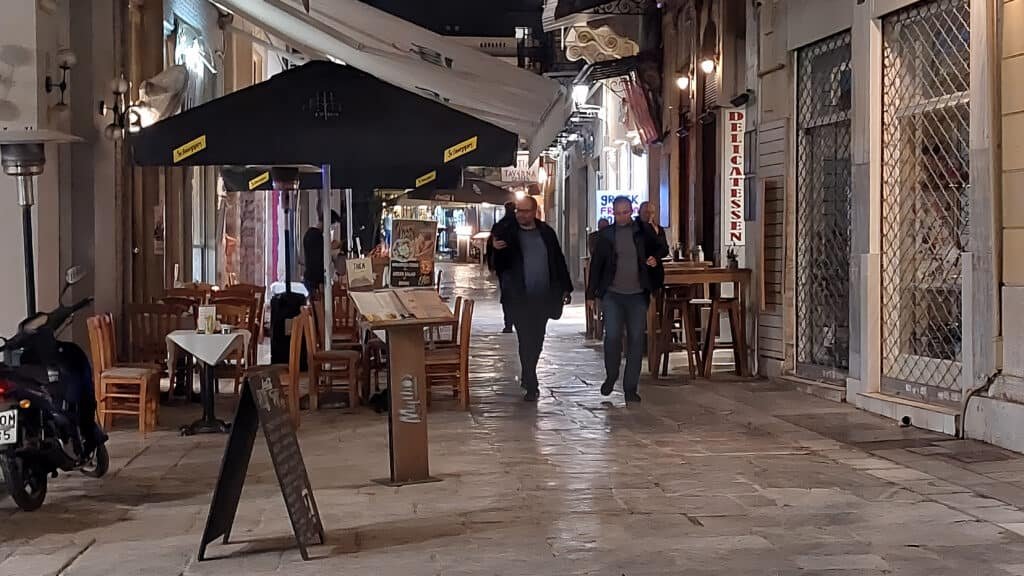 Plaka streets Athens