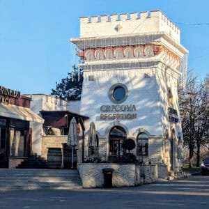 cricova reception entrance to underground winery moldova