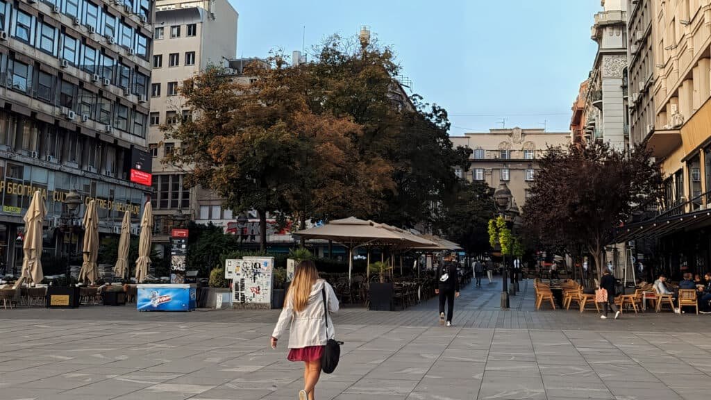 Belgrade - just off Republic Square