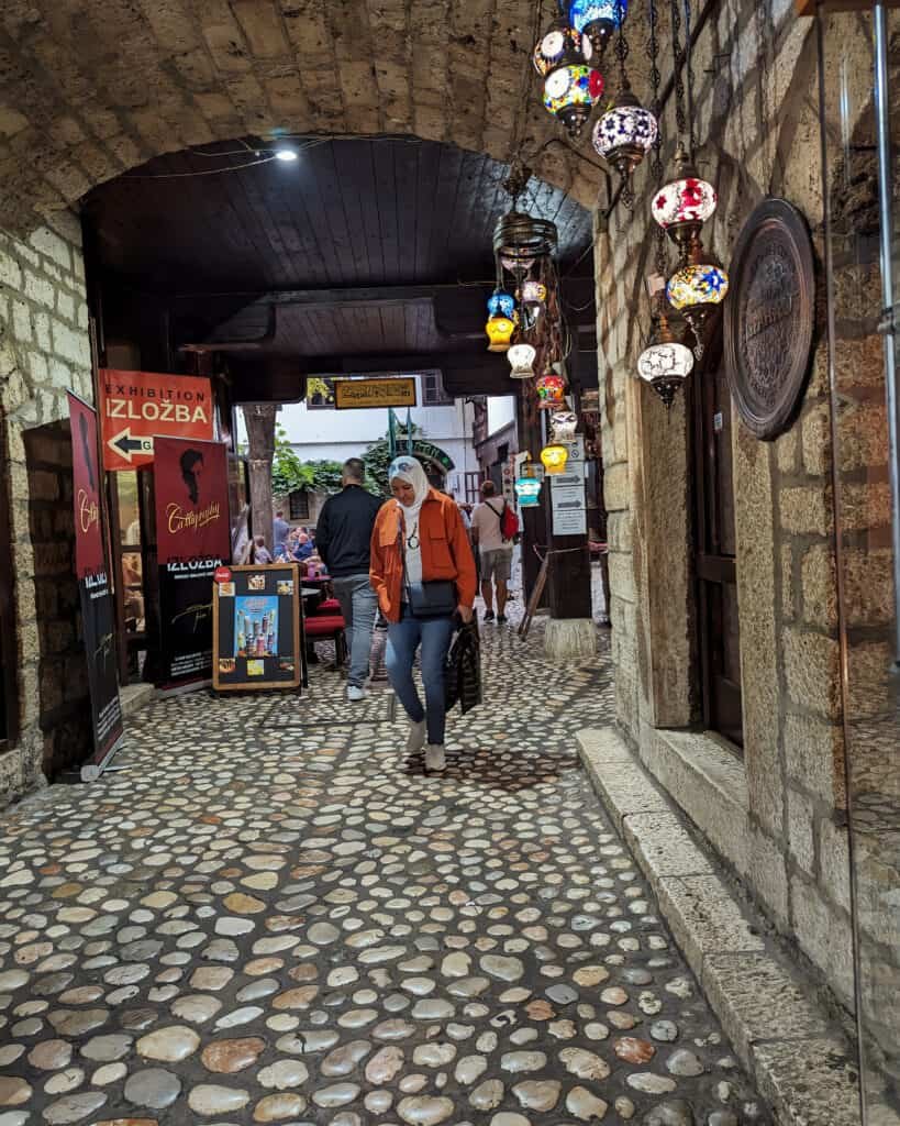 Morića Han passageways Sarajevo Bosnia