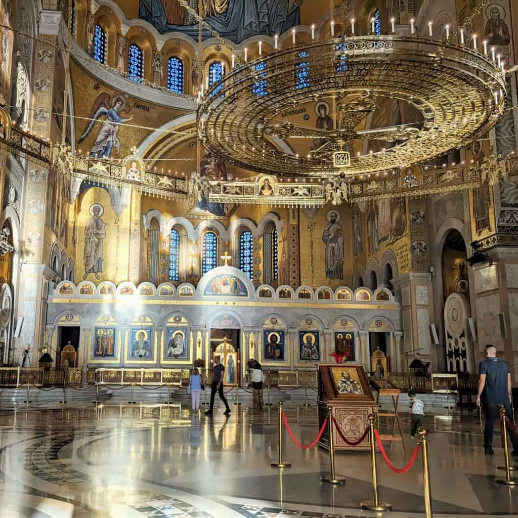 St Sava Cathedral Belgrade Serbia inside